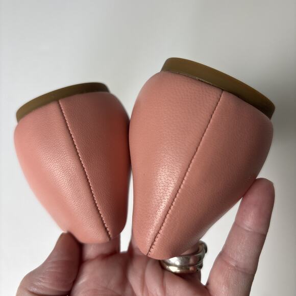 Kate Spade Kiersten Bow Pink Leather Ballet Flats New w/o Box Old Money Sz 8.5 - Picture 11 of 15